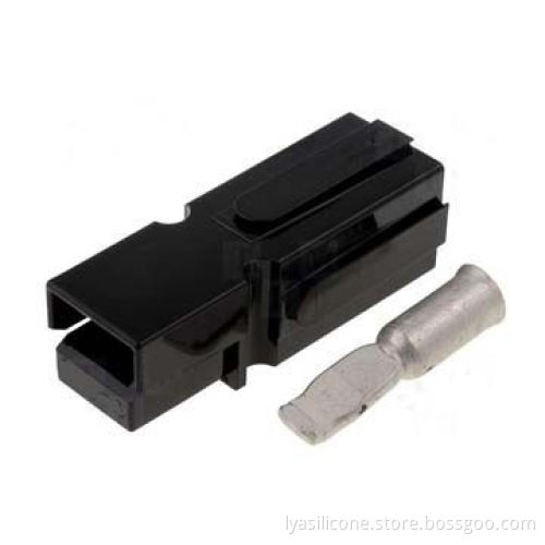 Silicone DC power connectors, oil resistant